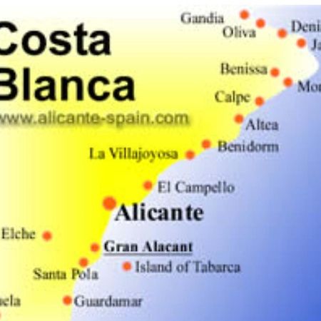 Bungalow Adaptado, Terraza Muy Grande Y Soleada. Gran Alacant Bagian luar foto