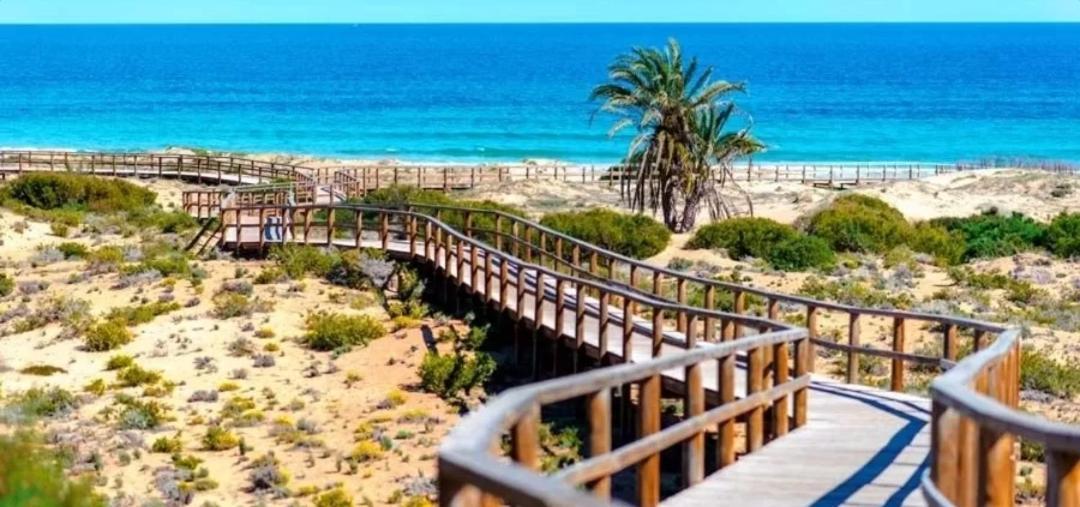 Bungalow Adaptado, Terraza Muy Grande Y Soleada. Gran Alacant Bagian luar foto